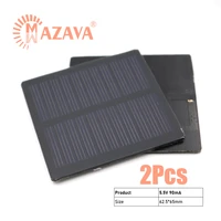 2pcs 5v 0 5w 0 6w 0 8w solar battery pet solar panel outdoor portable solar charger pane