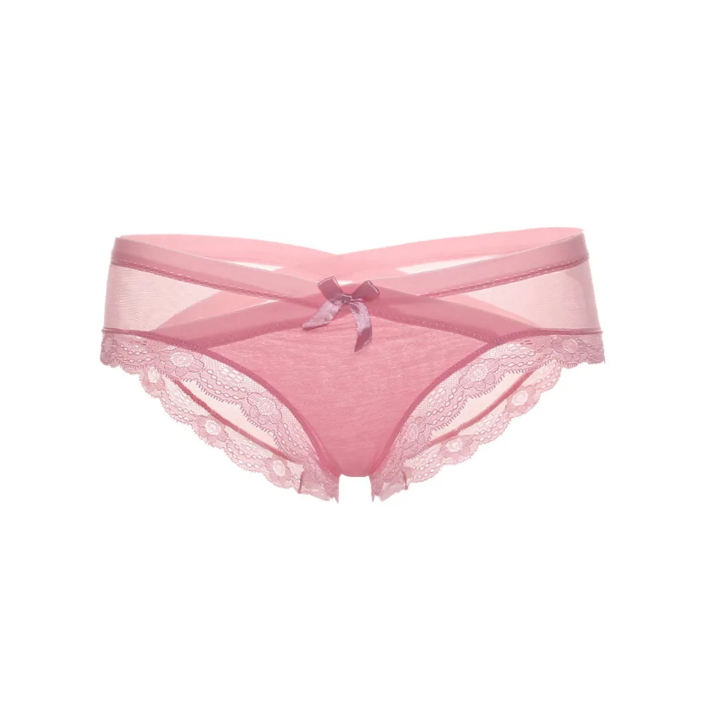 Pink Ограниченная серия, все код, нижнее белье для женщин, стринги, Bragas, сексуальные трусики, стринги, трусы для девушек, бантик, цвет красного вина, все код, трусы W30411 - Цвет: Pink