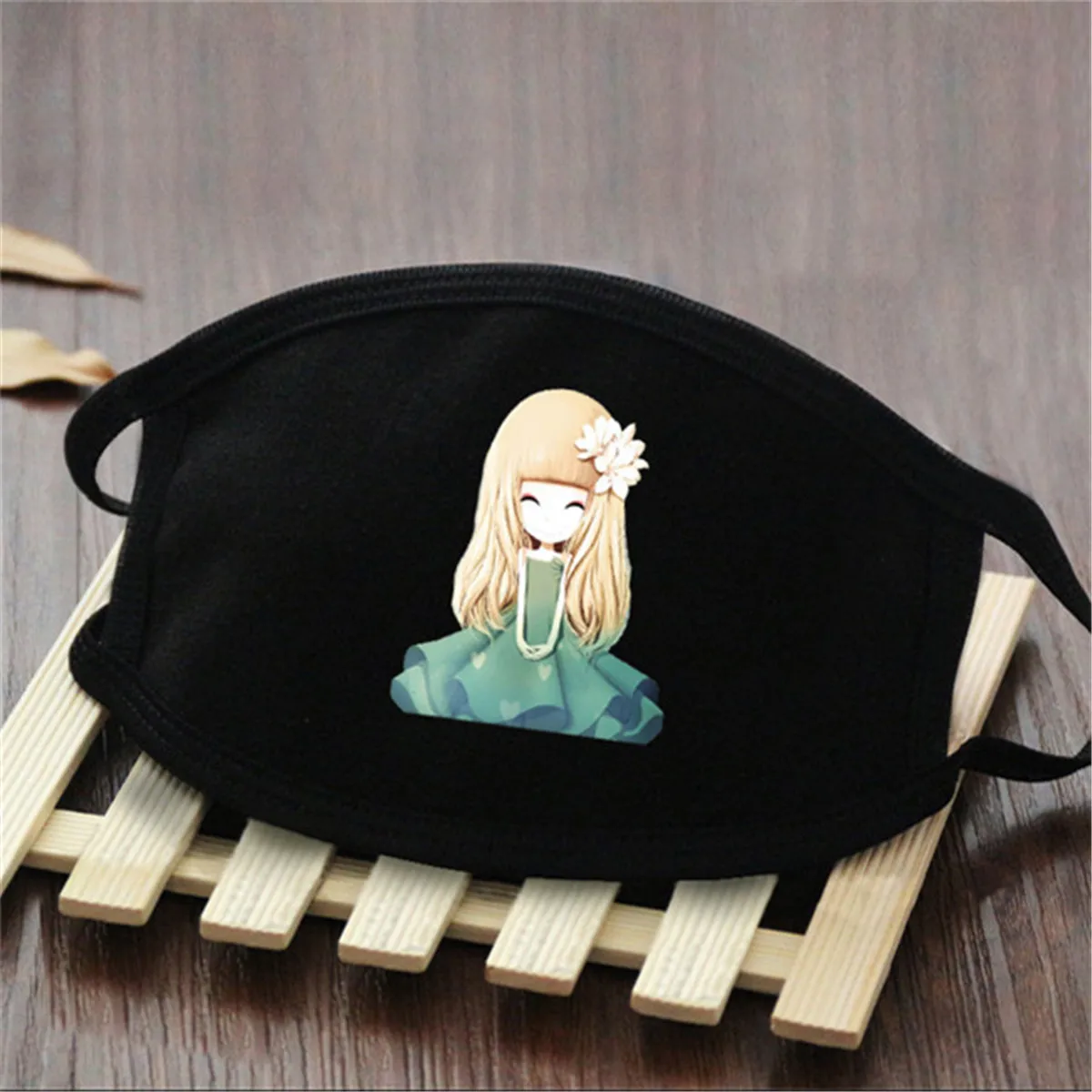 Cute Unisex Half Face Mouth Masks Washable Proof Protection Cover Outdoor Black Anime Anti Dust Kawaii Muffle | Аксессуары для