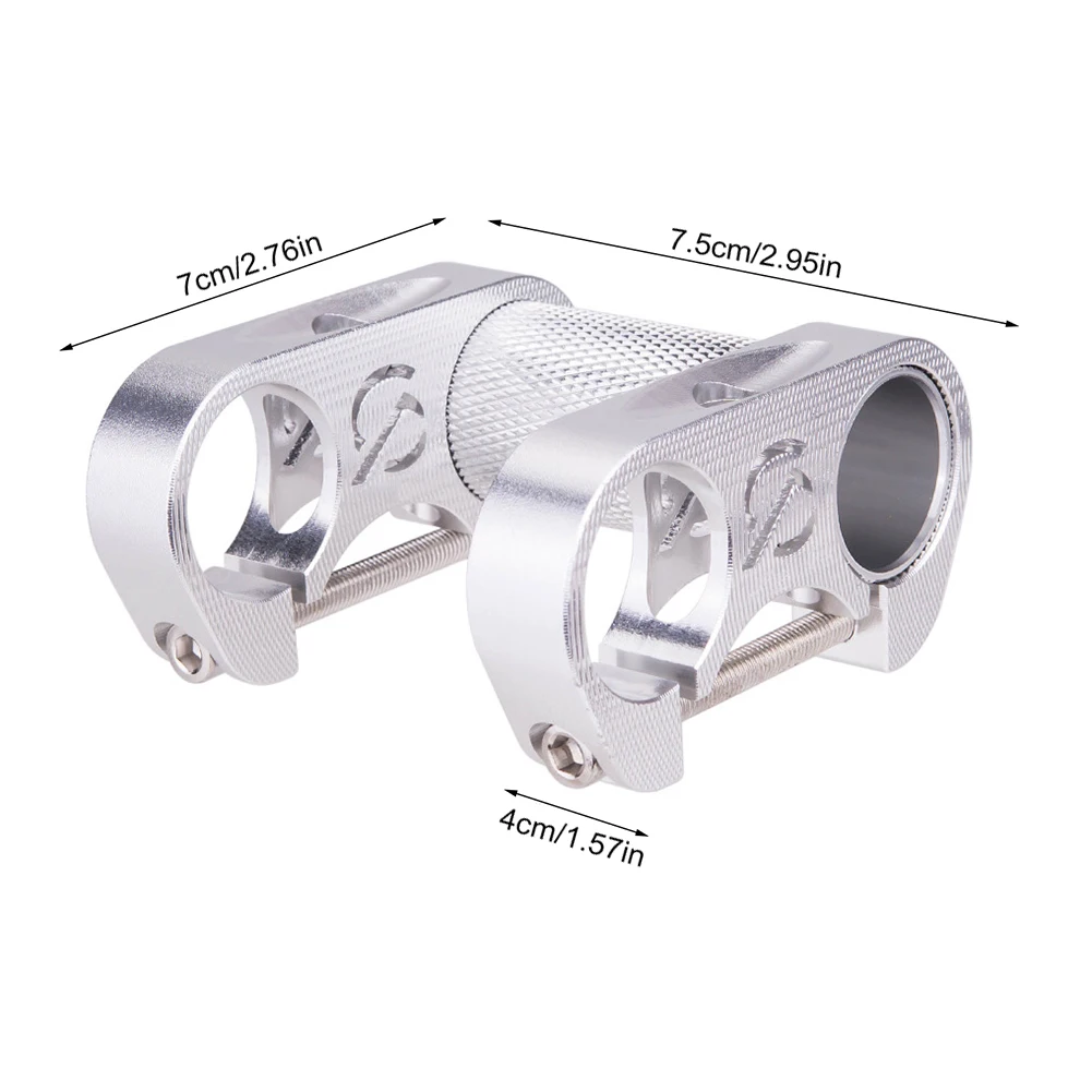 

Ultra-Light MTB Mountain Bike Stem Adjustable Double Rod Folding Bicycle Rod Suitable For 25.4mm Straight Handlebars Bike Parts