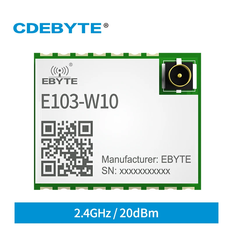 

ESP8285N08 WIFI Module SMD 2.4GHz 100mW Wireless Transmitter Receiver 20dBm CDEBYTE E103-W10 802.11b/g/n Low-Power Sleep Mode