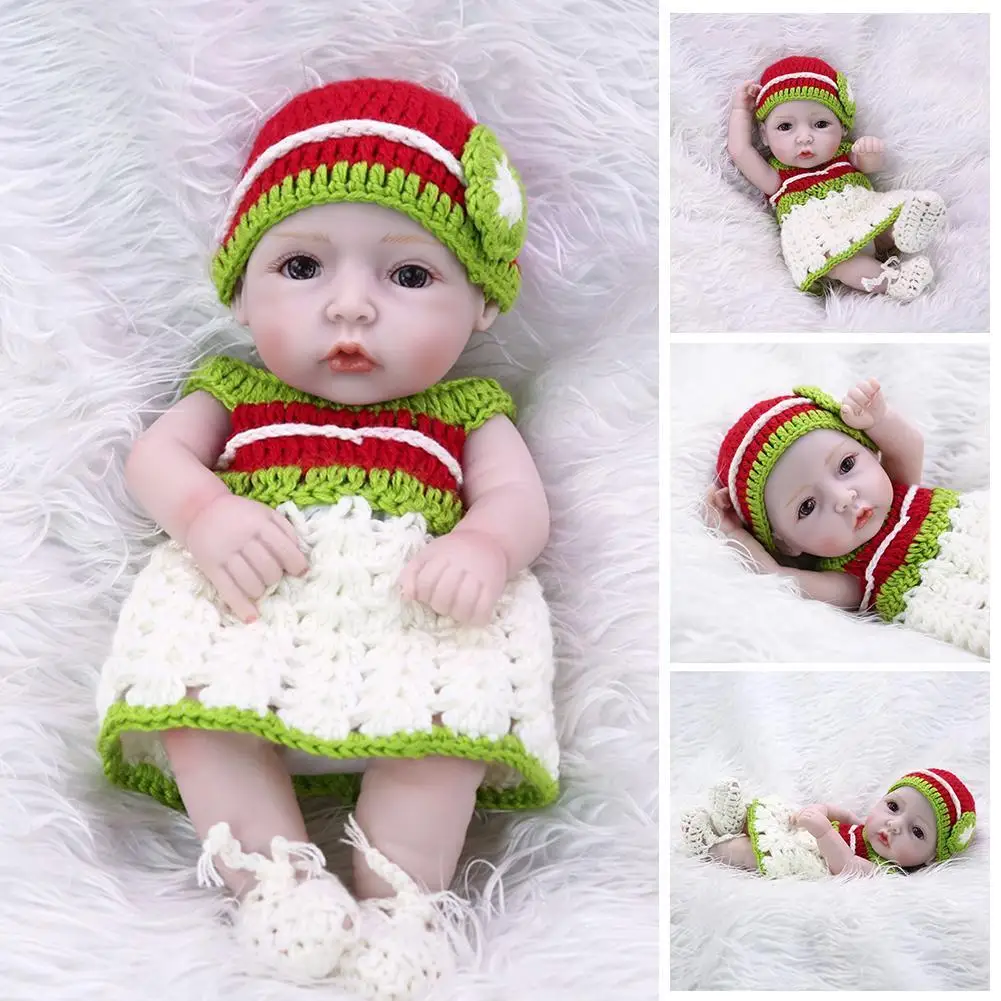 

Christmas full glue simulation doll Christmas Eve gift rebirth doll children's toys