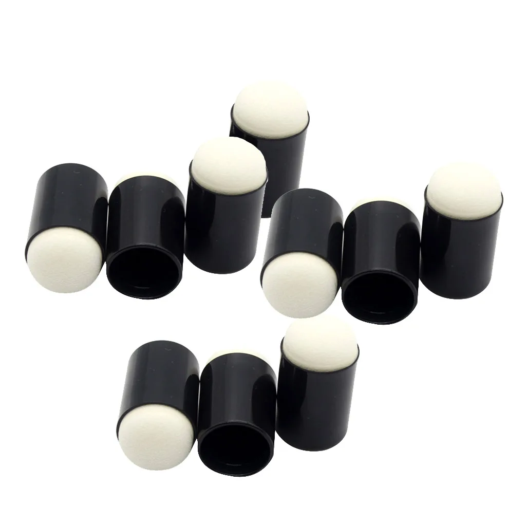 

10x Finger Sponge Dauber For Painting Ink Crafts Chalk Kids Cards Making
