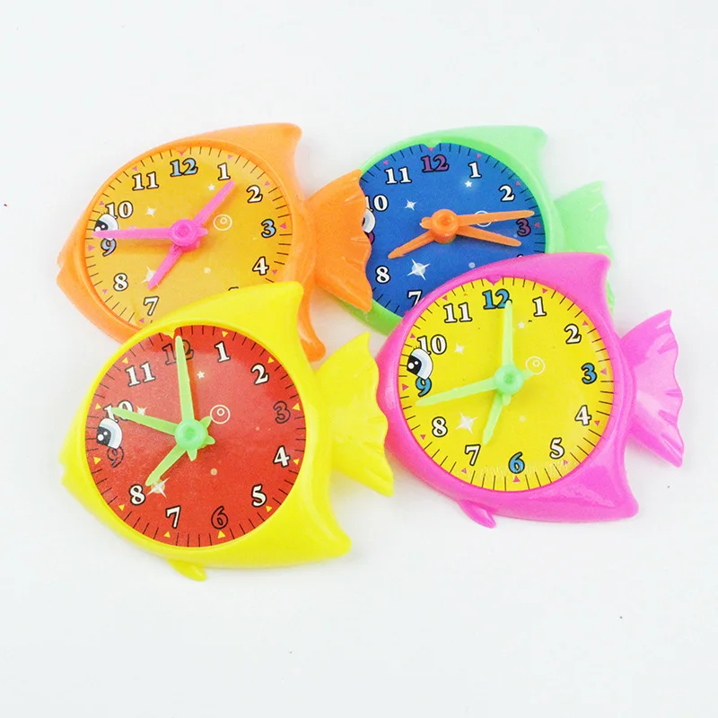 Huilong почасовая обучающая машина рыбные часы школьный подарок Детское время