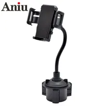 Universal 360 Degree Car Phone Mount Adjustable Gooseneck Cup Holder Stand Auto Clip Cradle for Cell Phone iPhone GPS