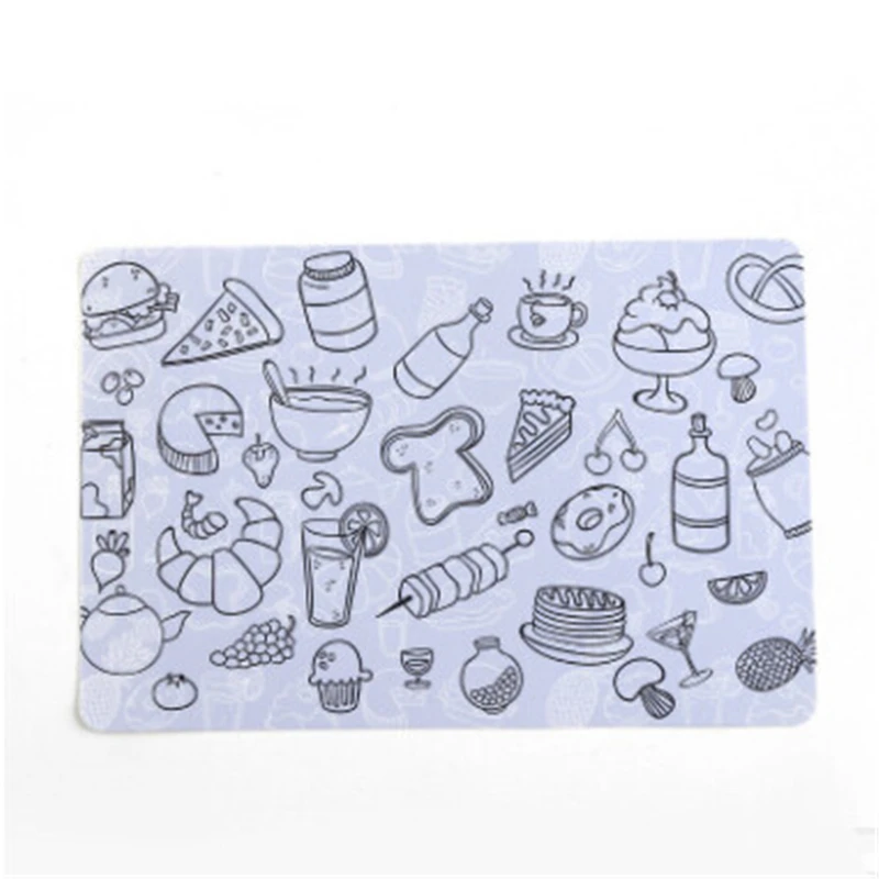 Забавный узор теплоизоляционный коврик водонепроницаемый Настольный подставка