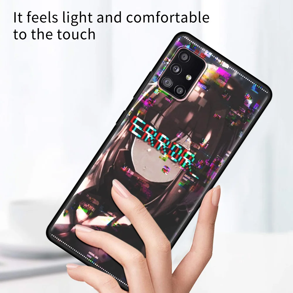 

Vaporwave Glitch Aesthetics Anime Phone Cover For Samsung A71 A51 A52 A12 A21s A21 A32 A91 A72 A42 A41 A31 A11 Case TPU Fundas