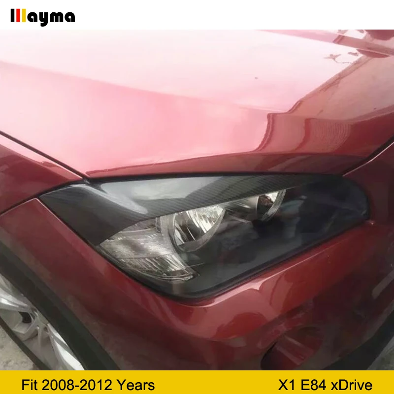 Автомобильные брови из углеродного волокна для BMW X1 sDrive18i xDrive20i 25i 28i 35i 2008-2015 года