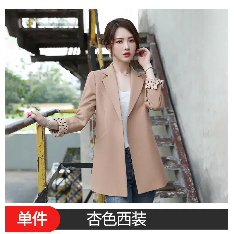 

new spring 2021 and autumn white net red suit Korean casual loose chic Blazer for women
