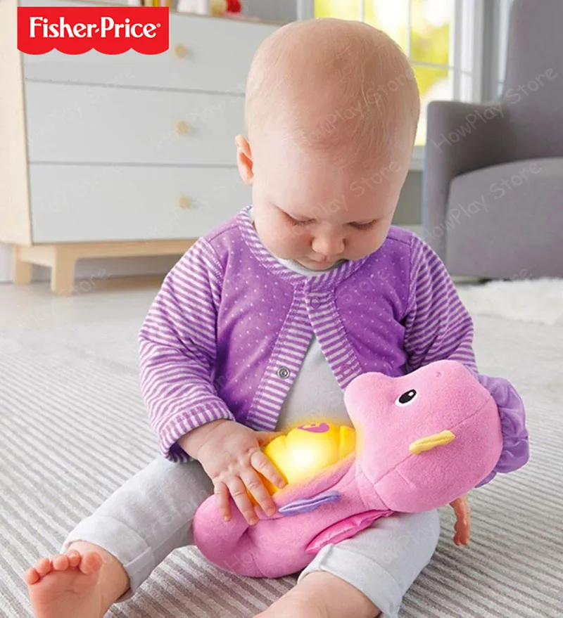 Fisher Price детские игрушки от 0 до 12 месяцев Детские музыкальные светящиеся морские