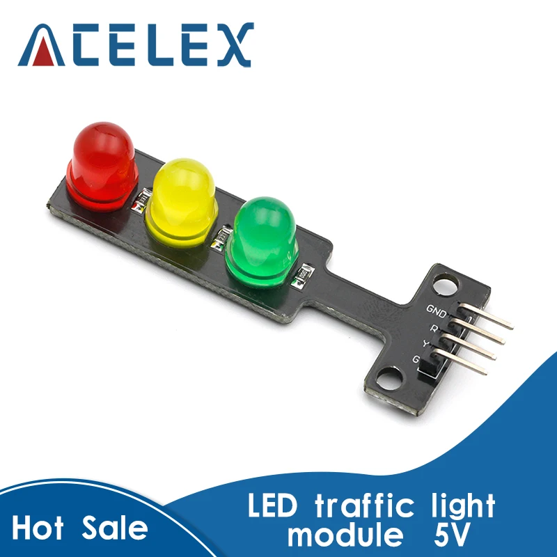 СВЕТОДИОДНЫЙ светофор светоизлучающий модуль цифровой сигнал на выходе