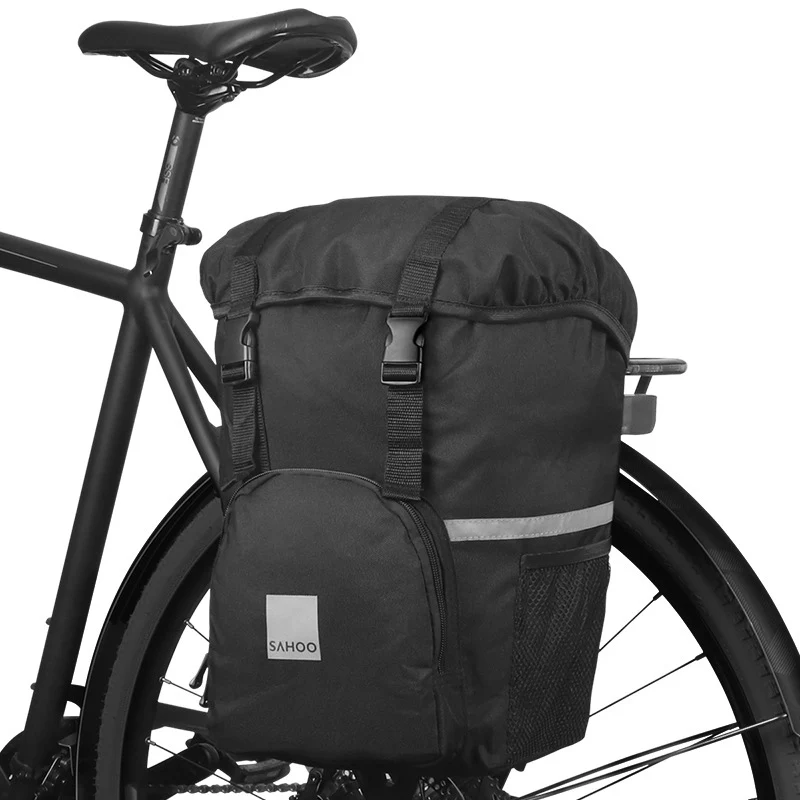 

SAHOO Bicycle Bag Short Trip Large Capacity Bike Bag Bicycle Single Side Shelf Bag Cycling Equipment Bike Accessories