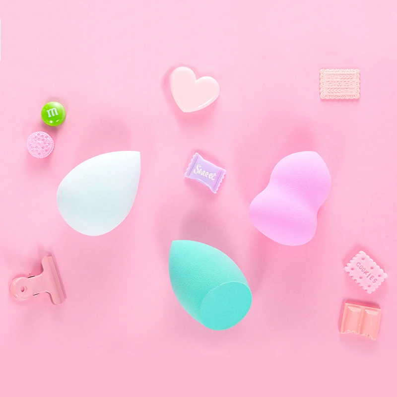 2 шт. губки для макияжа пышные и увеличенные в воде одно двойное использование