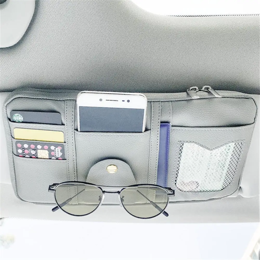 Universal Car Auto Visor Organizer Holder Storage Bag TydyingCase for Card Glasses Car Accessories Visor Multifunctional Storage