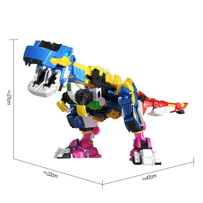 5 IN 1 Mini Force 2 Super Gino Power Transformation Robot Toys Action Figures MiniForce X Deformation Dinosaur Mecha Toy | Игрушки и