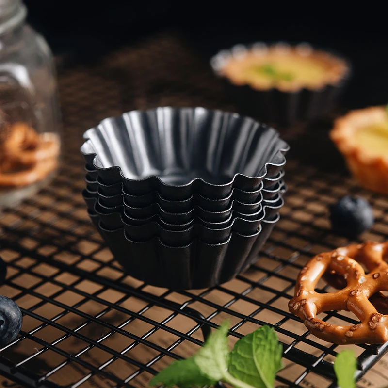 Bakerdream 6/12 шт мини противни для пирога пирожная форма антипригарная жестяная Форма