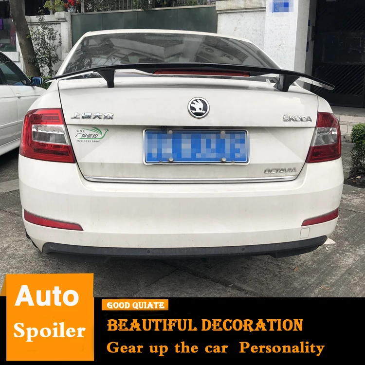 Спойлер для Skoda Octavia спортивный задний спойлер из АБС-пластика автомобиля со