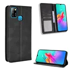 Чехол для Infinix Smart 5, роскошный флип-кошелек из искусственной кожи, магнитный поглощающий чехол для Infinix Hot 10 Lite X657, чехлы для телефонов