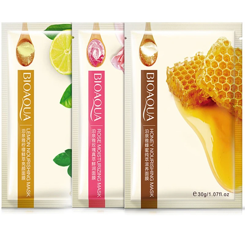 BIOAQUA питательные увлажняющие 1 шт. Красота маска для лица лечения прыщей питающая