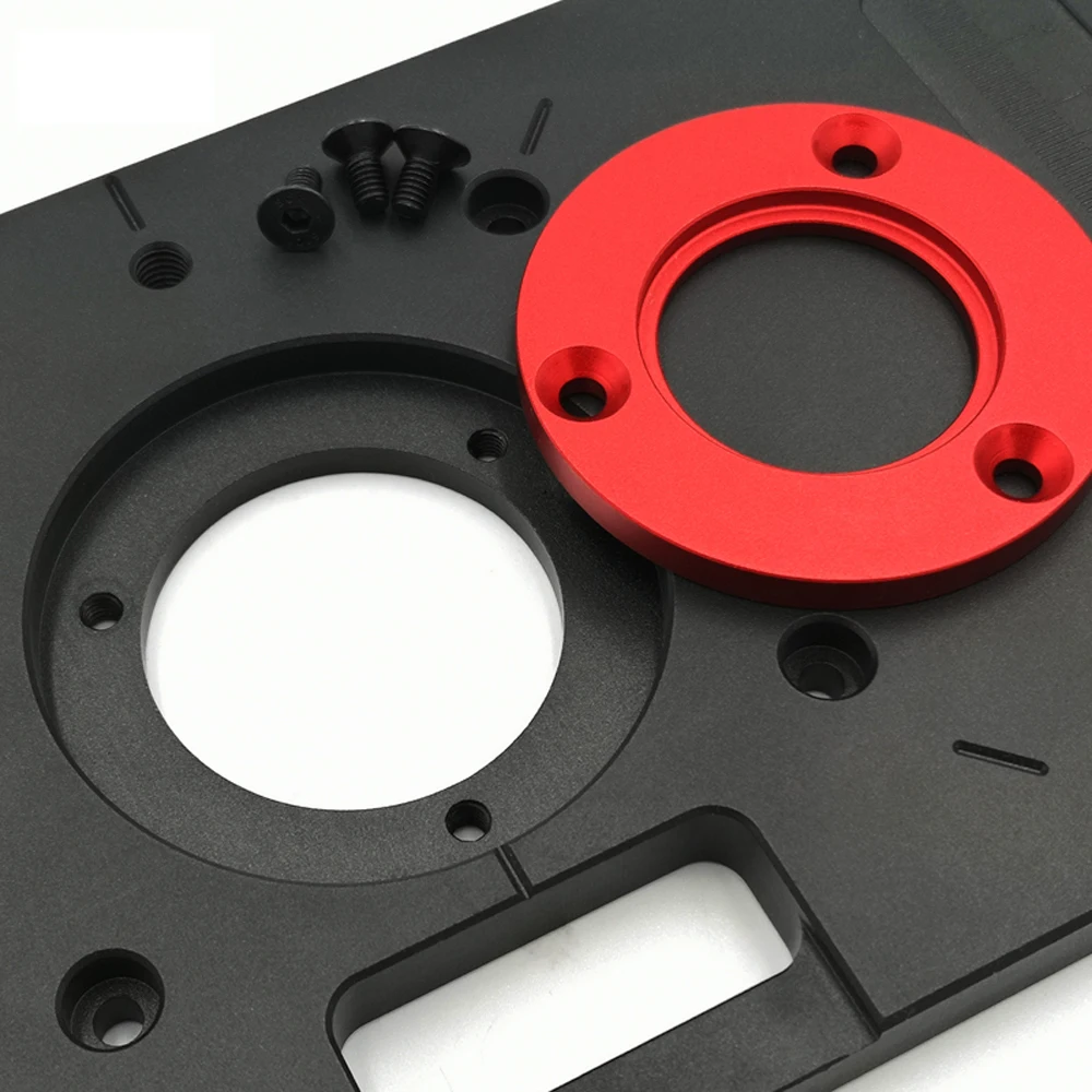 

Universal Bakelite Milling Flip Aluminum Alloy Gong Machine Flipping Table Woodworking Trimming Machine Flip Board with Scale