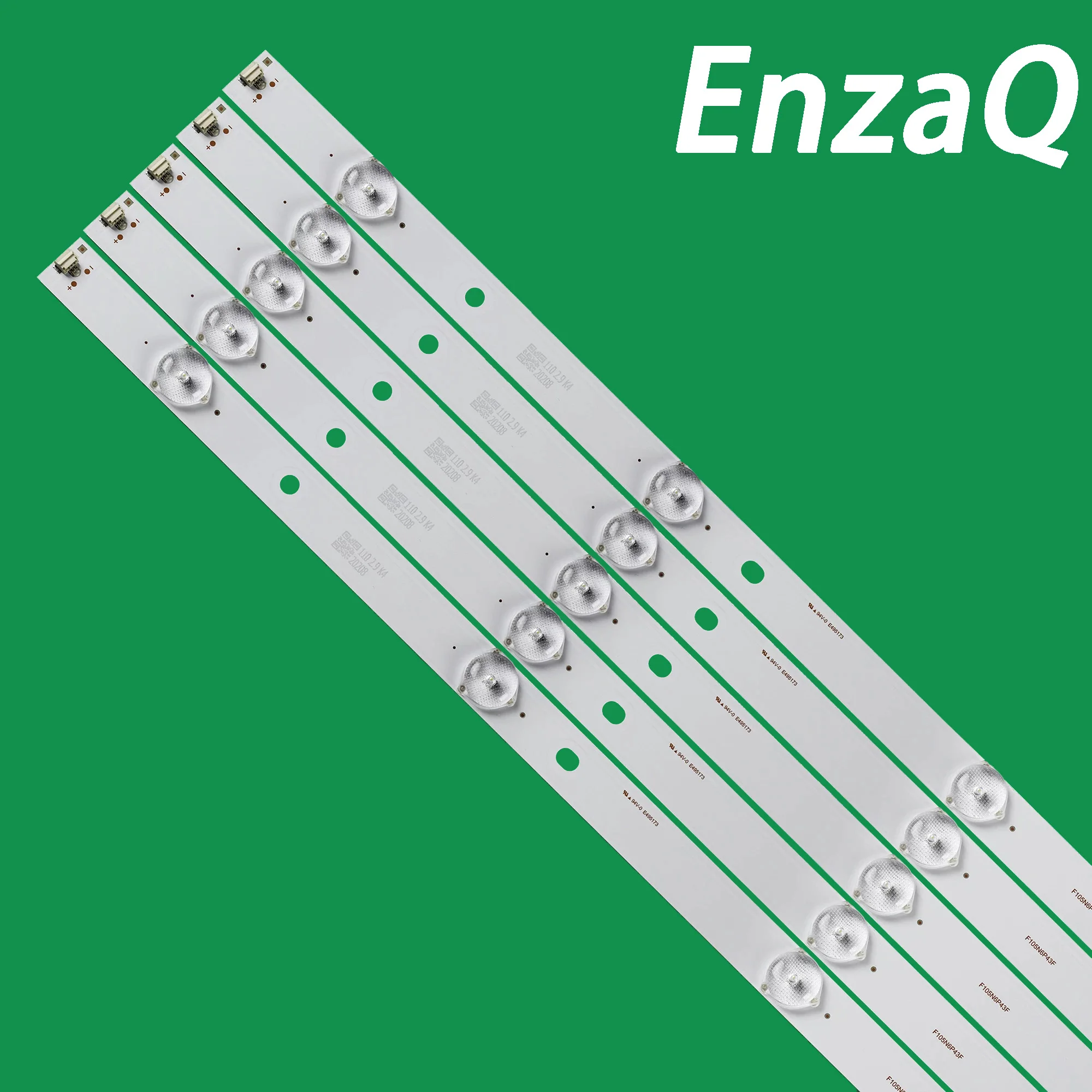 LED strips for Tc-43sv700b Tc-43es630b Tc-43fs630b TH-43C410K th-43e410t IC-A-HWCC42D486 3v 8leds |