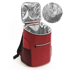 Термосумка для льда на молнии, 1 шт., рюкзак для сохранения свежести, уличные принадлежности, походные аксессуары, водонепроницаемая изолированная сумка-холодильник