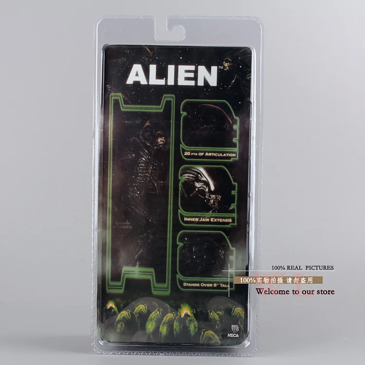 NECA 1979 Классическая оригинальная экшн-фигурка инопланетянина 7 дюймов из ПВХ