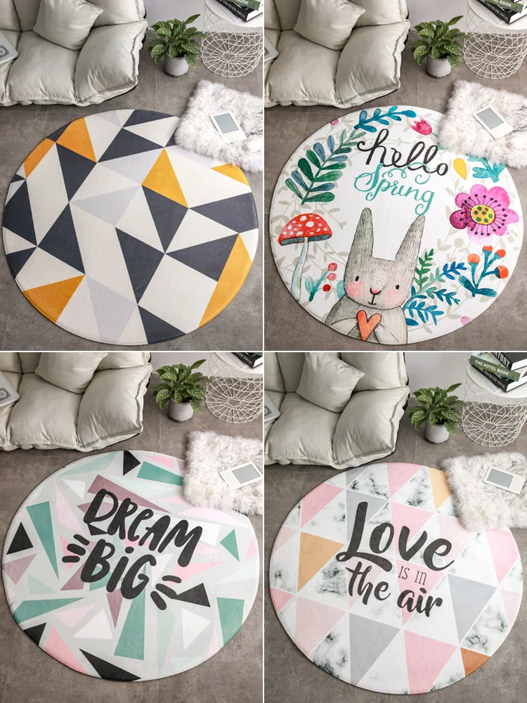 Йога гостиная ковер для детской комнаты ковры мягкие и пушистые теплые черный