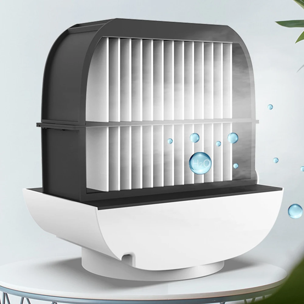 Портативный увлажнитель-очиститель воздуха 3 в 1 USB настольный вентилятор