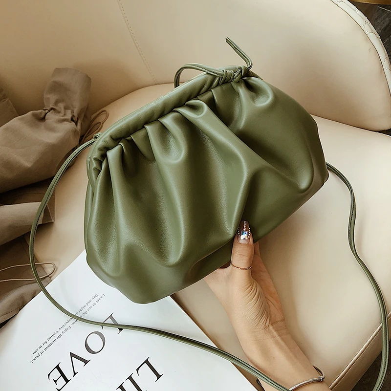 

Сумка-мессенджер Jin Mantang женская из экокожи, однотонный саквояж кросс-боди, элегантный клатч, 2021