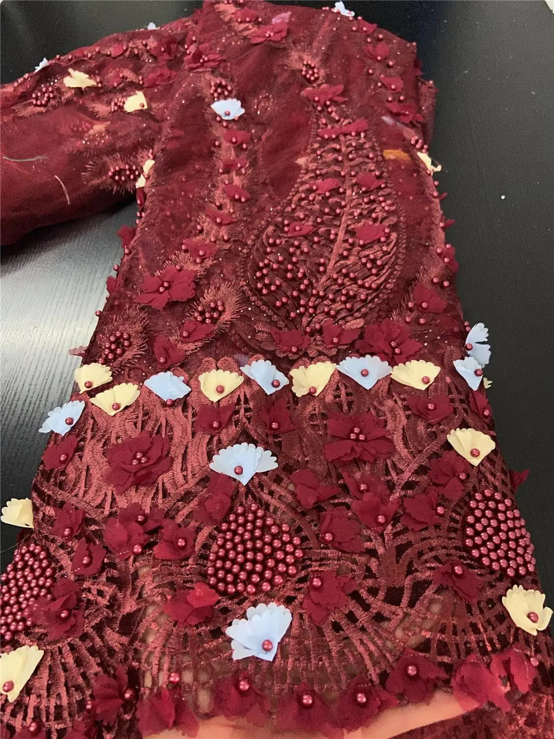 Африканская бархатная кружевная ткань 2020 высокое качество кружева нигерийские