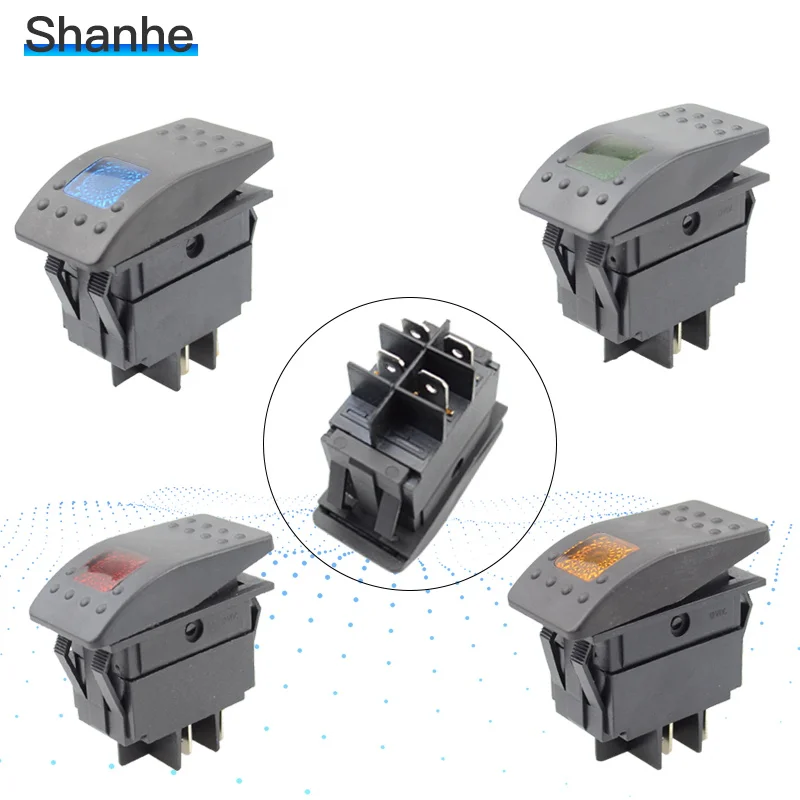12V 220v Водонепроницаемый бар кулисный переключатель светодиодный светильник автомобиль Лодка
