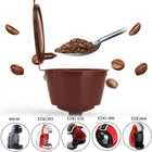 Кофейная капсула для машины Dolce Gusto, многоразовая кофейная капсула, чашка с фильтром, поставляется с кофейной ложкой и чистящей щеткой