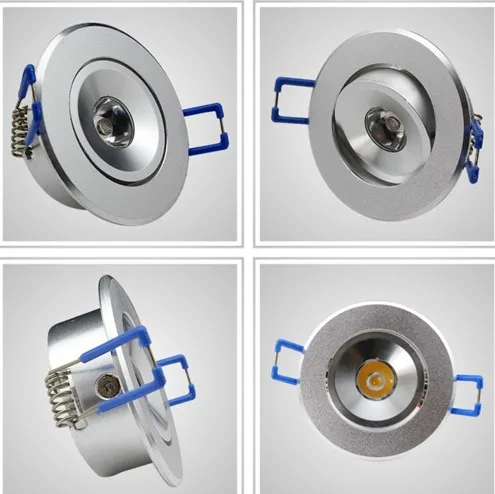 1 Вт 3 Мини Высокая мощность встраиваемые светодиодные светильники AC85v 260 v 110 330LM со