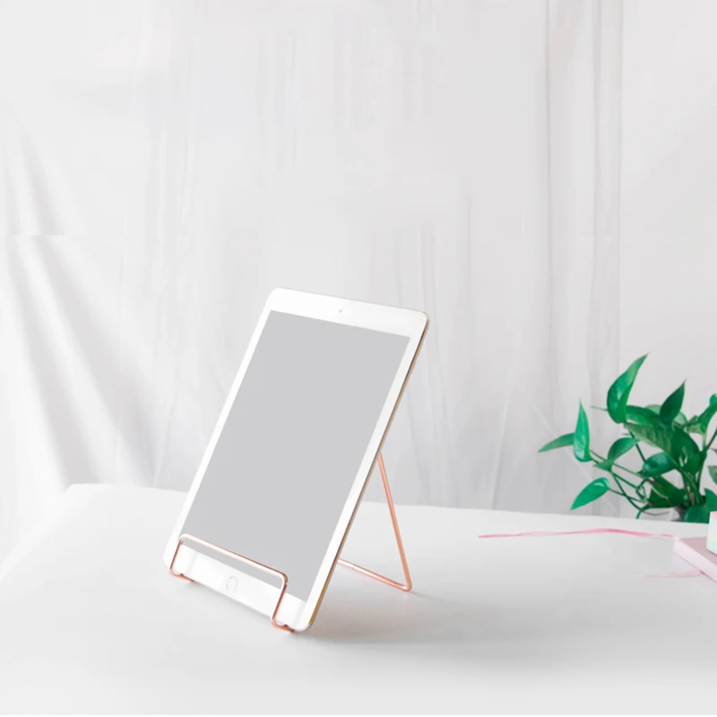 Подставка для книг с рамкой фотографий и надписью розовое золото| |