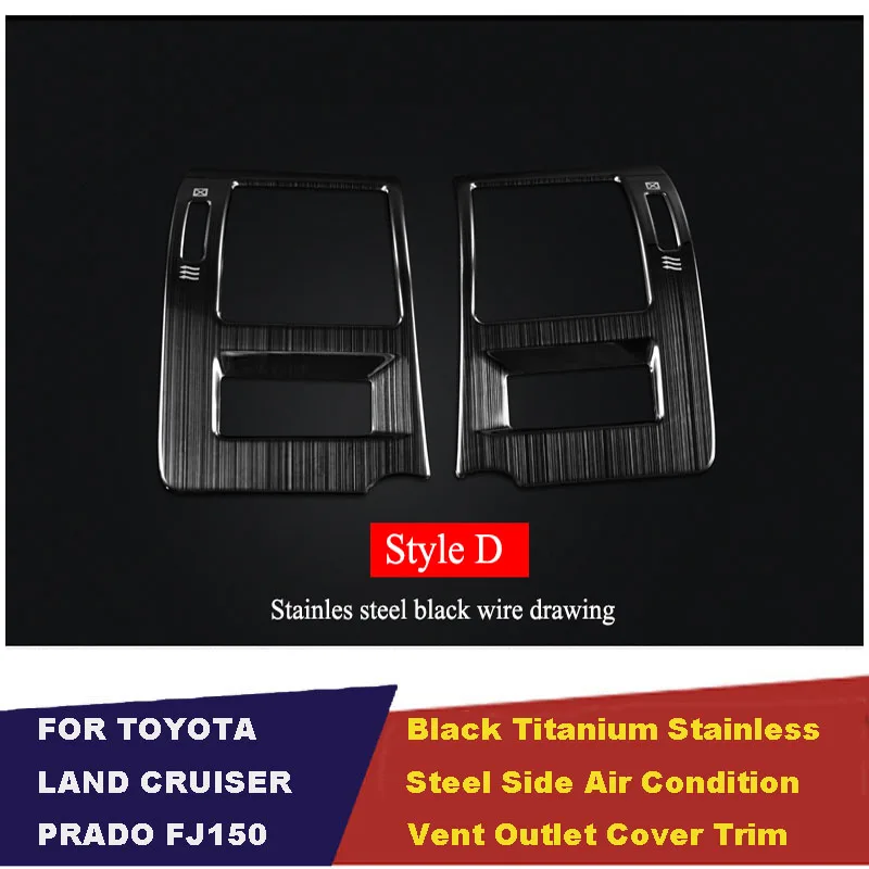 Наклейки на крышку вентиляционного отверстия из нержавеющей стали для toyota land