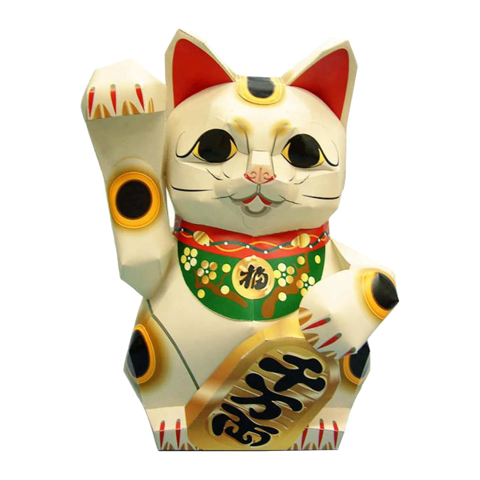 

3D Paper Model Puzzle Paper Craft Fortune Cats Origami Assembly Arts Crafts