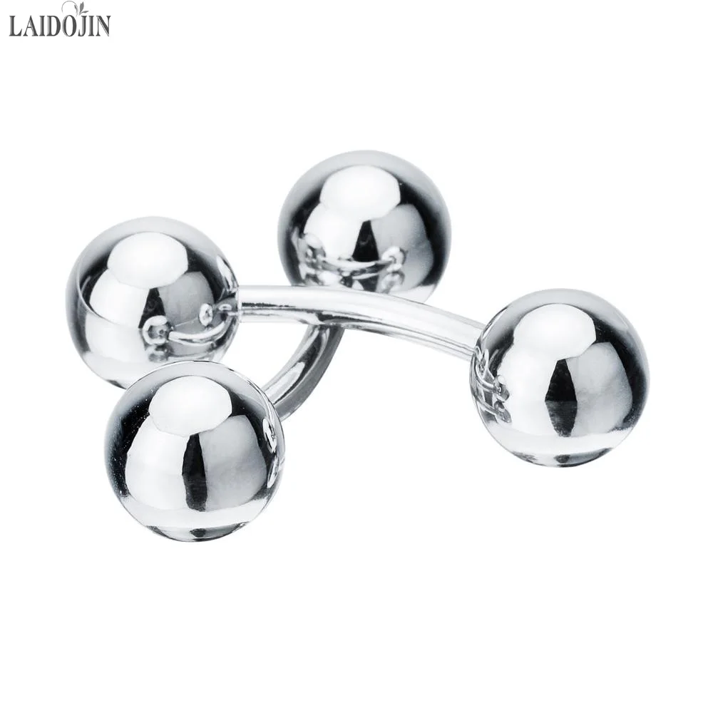 

LAIDOJIN Fashion Ball Cufflinks for Mens High Quality Shirt Cuff buttons Metal Cuff links Women Dress Sweater Coat Accessories