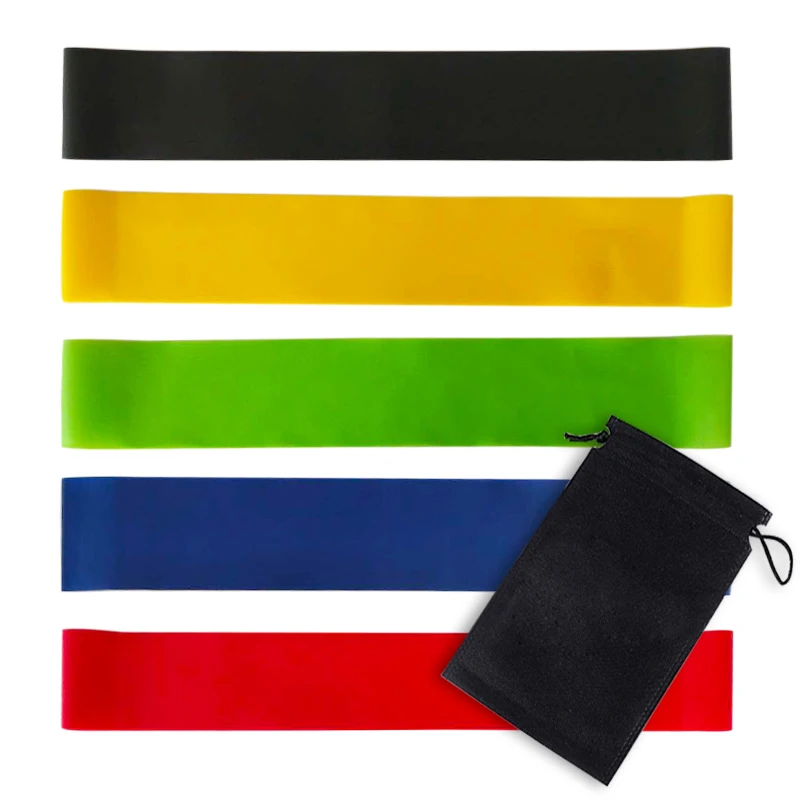 

5PCS Resistance Bands Latex Gym Strength Training Rubber Loops Heavy Thick Elastic Bands Fitness Yoga Crossfit Exercise Bands