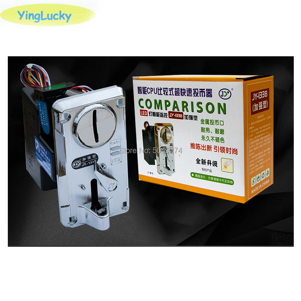 

Multi coin acceptor cup coin acceptor JY133b for Arcade Video Games Vending Machine Part Support Multi Signal Output