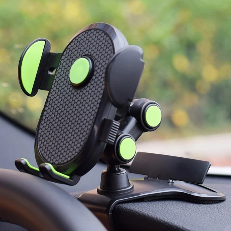 

New Car Mobile Phone Holder in Air Vent Mount Clip Cell Holder Smartphone Stand Dashboard Hidden Number Plate For iPhone Samsung