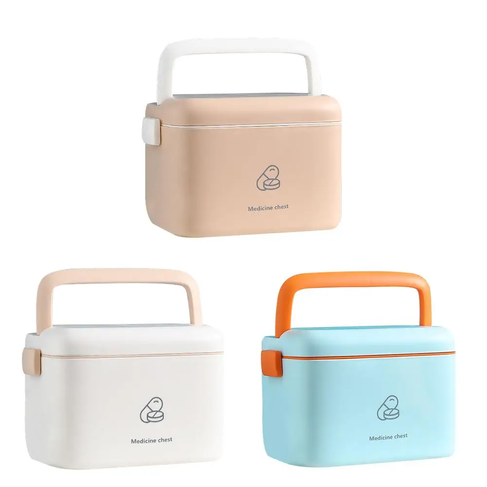 Multifunctonal Storage Box First Aid Kit Organizer With Handle Portable Kits PP Plastic Drug For Household Emergency | Спорт и
