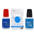 10 бутылок, 1-2s самый быстрый сухой клей Korea Sky Zone S + для наращивания ресниц, самый мощный клей, 5 мл черныйкрасный колпачок