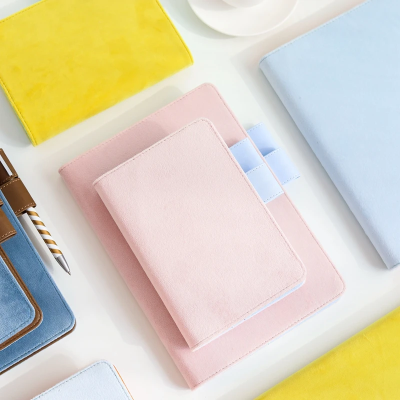 Фетровая оболочка из ткани A5 A6 Обложка для блокнота свободный дневник кольцо