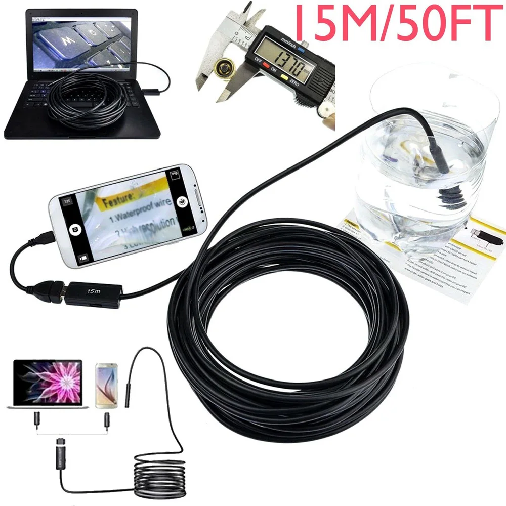

Новая версия эндоскопа с usb-камерой 15 м/50 труб, водонепроницаемая камера-эндоскоп
