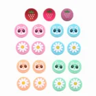 Силиконовый чехол для джойстика с пандой, клубничным цветком и стиком для контроллера Nintendo Switch Lite Joy-Con