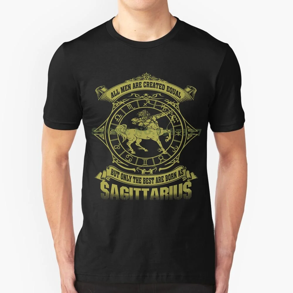 

Men T Shirt Print Cotton Short Sleeve T Shirt Sagittarius Men Tshirt