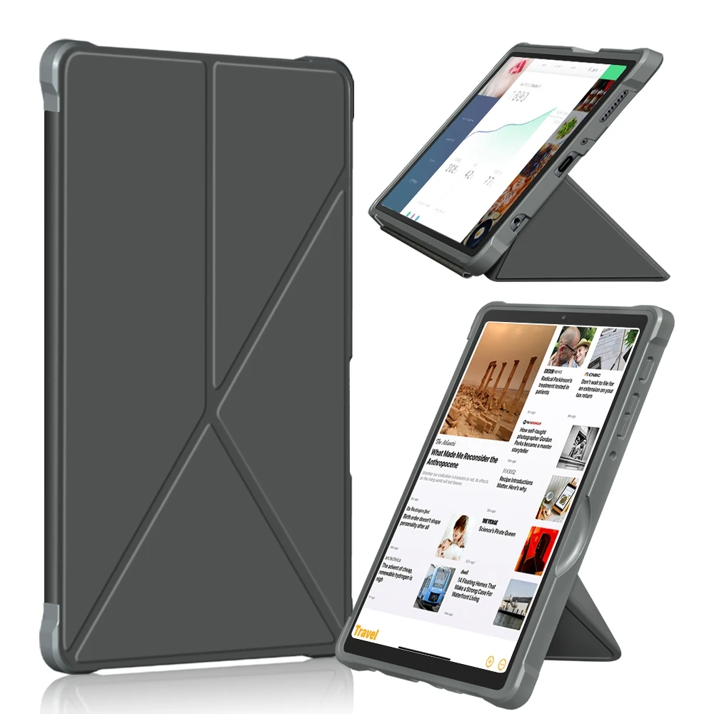

Смарт-чехол для планшета Samsung Galaxy Tab A7 Lite 8,7 2021 T220 T225, кожаный флип-чехол с держателем для карандашей, чехлы-подставки с автоматическим спящим/...