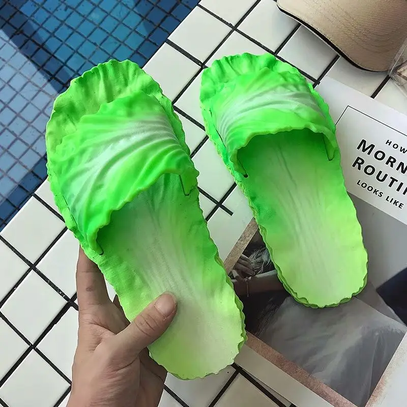 

Flip Flops for Women Female Slates Women's Slippers Home Bathroom Flip Flops Funny Shoes Cabbage Shoes Women Outdoor Slides Lady