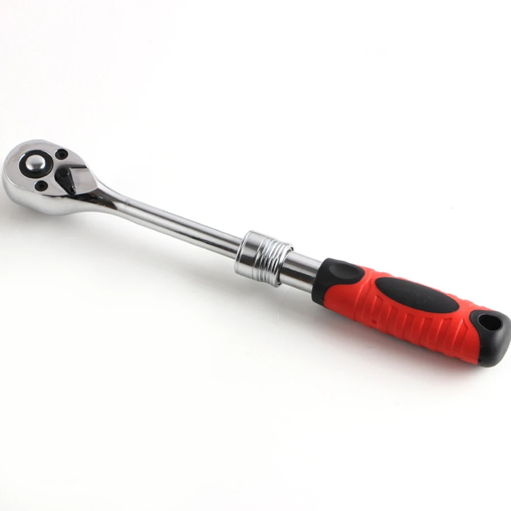 3pcs Drive Long Quick Release Telescopic Ratchet Wrench Set Repair Tool 72 Tooth Vehicle Extendable Handle Handheld Maintainence |